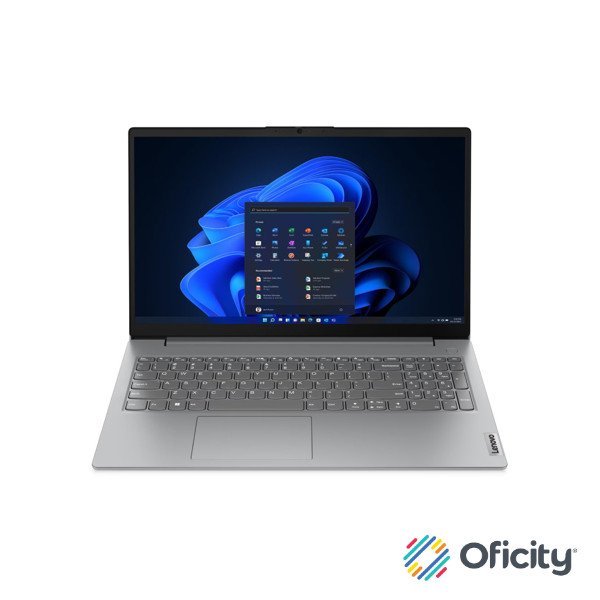 Laptop Lenovo V15 G4 AMN AMD Ryzen 5 7520U 15.6 FHD NonTouch W11 HOME SL64 8 GB 1X512GB SSD M 2 2242 AMD Radeon 610M WiFi 6 720P HD 1CourierCarryin Iron Grey Spanish