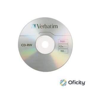 DISCO COMPACTO VERBATIM RW 80MIN 700MB 12X SPNDL C/25