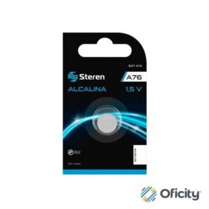 Pila Alcalina Steren de 1.5V 110mAh Tipo Botón Uso Múltiple