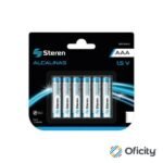 Pilas Steren Alcalinas Tipo "AAA" 1.5V C/12 Pzas