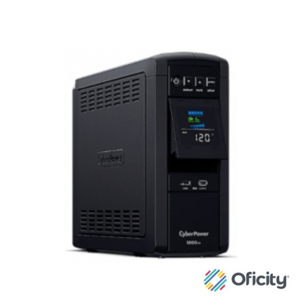 UPS Cyberpower 1000VA/600W compatible con fuentes PFC Activas