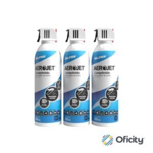 REMOVEDOR DE POLVO SILIMEX AEROJET TRIO  660ML CON VÁLVULA 360°