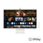 Monitor Smart Samsung 32 in Smart Vision AI Camara Web 4k 3840X2160 60HZ VA PLANO HDR10 4MS VESA100 M80F