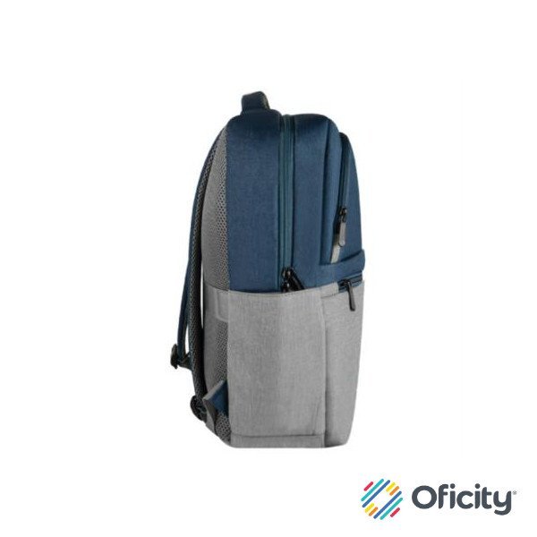 MOCHILA PARA LAPTOP 15.6" SUNSET - AZUL CON GRIS.