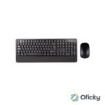 KIT TECHZONE PROF INALAMBRICO ELEGANTE TECLADO Y MOUSE DE 3 BOTONES CON 1200 DPI Y DESCANSA MUÑECAS ALCANCE 10