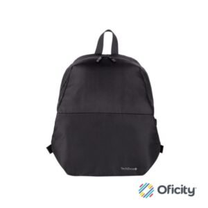 Mochila TechZone Lite TZLBP13 15.6 Poliester 420 D Twill Color Negro Laterales Ajustables