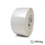 Etiqueta Zebra Z-Xtreme 4000T Poliester 2x1 Pulg Plateada Alta Adherencia nuc 1 pulg / 1Rollo/ Caja para Impresoras ZD
