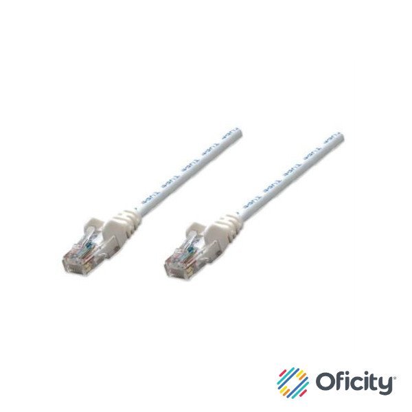 Cable Intellinet Red Cat6 UTP RJ45 M-M 1m Color Blanco