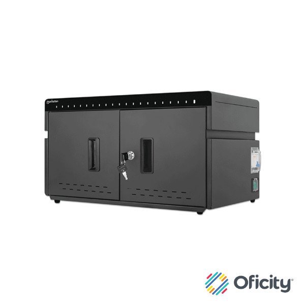 Gabinete de Carga MANHATTAN de 20 puertos USB-C 10.2 pulgadas 360W