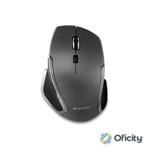 Mouse Verbatim inalámbrico Deluxe notebook 6 botones LED - Grafito