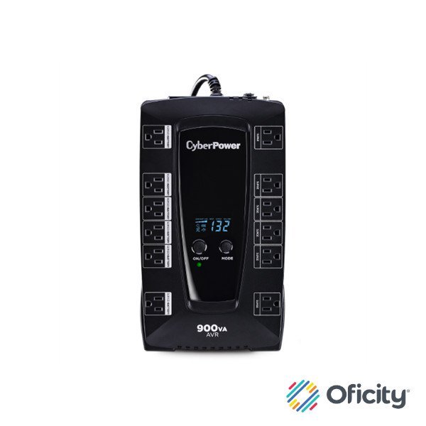 UPS CYBERPOWER 900VA / 480W CON REGULADOR AUTOMATICO DE VOLT