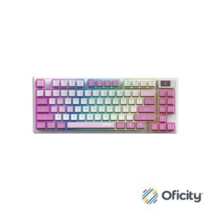Teclado Gamer MSI Forge GK600 TKL Wireless Violet Inalámbrico RGB USB 2.0 Mecánica lineal