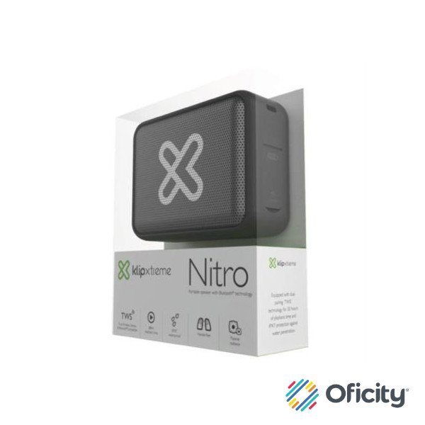 Bocina Portatil Bluetooth TWS Klip Xreme Nitro KBS-025GR