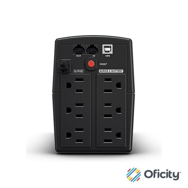 UPS CYBERENERGY 750VA REGULADOR VOLTAJE AVR TORRE 6NEMA