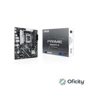 Tarjeta Madre ASUS Prime B860M-K DDR5 S 1851 mATX 128GB DDR5 PCIe 5.0 1xPCIe 4.0 M.2 Aura Sync