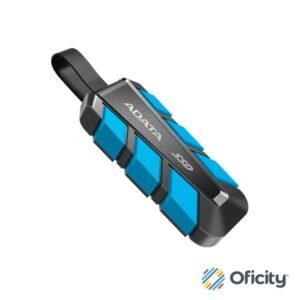 SSD EXTERNO ADATA SC740 1TB. USB TIPO C INCORPORADO 1.050 1.000 MBS LECTURA ESCRITURA RESISTENTE A CAIDAS MIL-STD. COLOR AZUL.