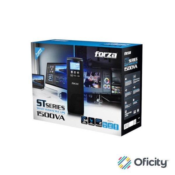 Forza ST-1501 Smart UPS 1500VA/900W 10-NEMA USB 1A/1C