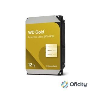 Disco Duro Western Digital para Servidor WD Gold 3.5 12TB SATA III 7200RPM 6 Gbit/s
