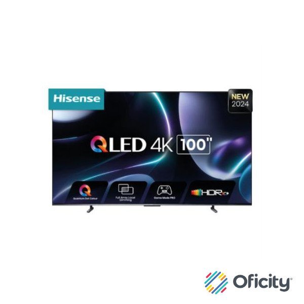 Televisor Hisense QLED de 100 pulgadas 4K/UHD U76N con Google TV