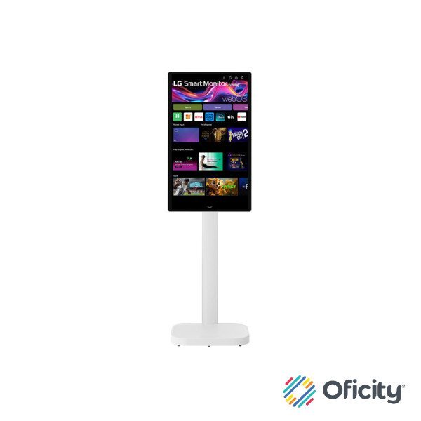Monitor LG Inteligente Swing de 31.5 pulgadas 4K UHD IPS con Pantalla Táctil y Soporte Rodante