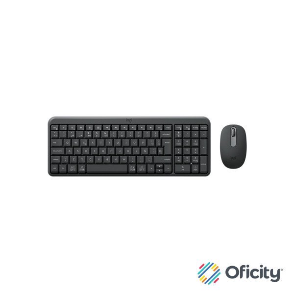 Teclado y Mouse Logitech MK250 Combo Bluetooth Graphite