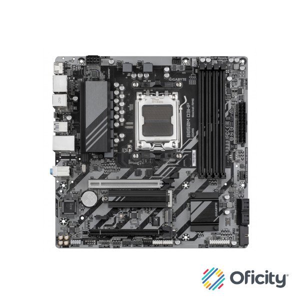 Tarjeta Madre Gigabyte B850M D3HP Micro-ATX AM5 256GB 4xDDR5 HDMI/DP