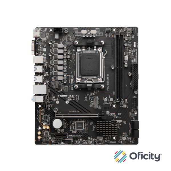 TARJETA MADRE MSI PRO B650MB SOCKET AM5 2 DDR5 6800 HDMI VGA 1 M.2 MICRO ATX - Imagen 2