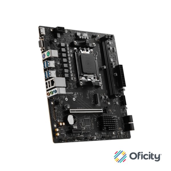 TARJETA MADRE MSI PRO B650MB SOCKET AM5 2 DDR5 6800 HDMI VGA 1 M.2 MICRO ATX - Imagen 4