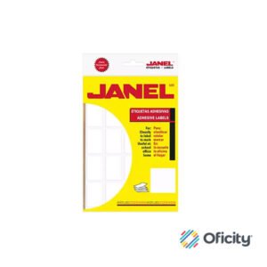 Etiqueta Janel Clásica Blanca 25X38 mm. con 500 Pzs. No. 07