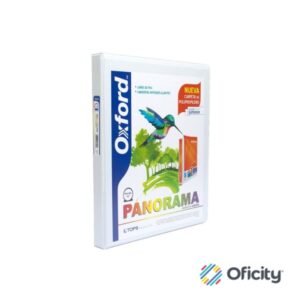 Carpeta Oxford Vinil Panoramica Blanca -D- 5" Carta