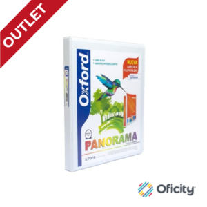 Carpeta Oxford Vinil Panoramica Blanca -D- 5" Carta