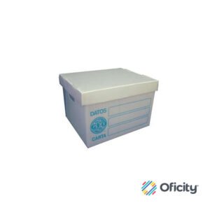 CAJA GEO ARCHIVO PLASTICA CARTA