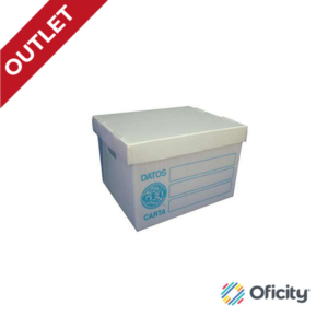 CAJA GEO ARCHIVO PLASTICA CARTA