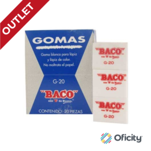 Borrador Blanco Grande Baco WS-20