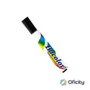 Marcador Bacolor Base Agua Color Negro