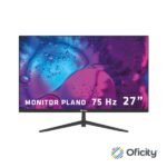 Monitor Stylos 27" SMOT8 LED HD Panel VA Plano 75Hz 5ms 1xVGA + 1xHDMI + Vesa 100x100mm Negro