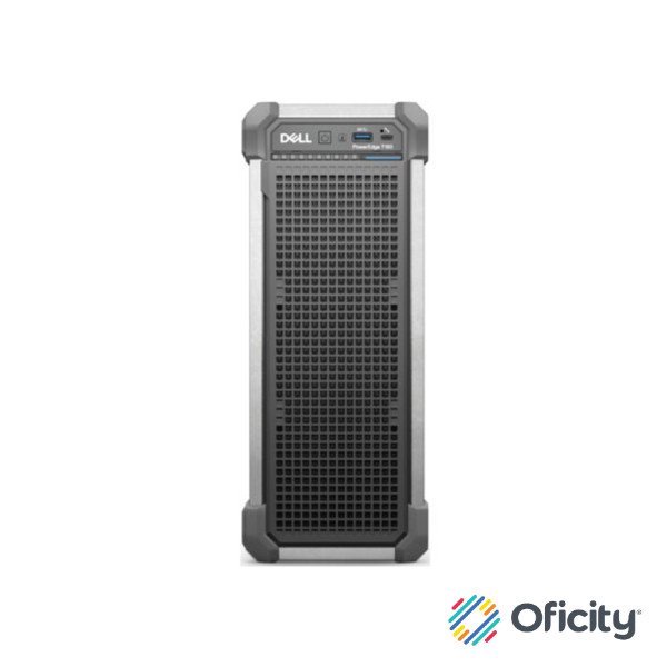 Servidor Dell PowerEdge T160+Intel Xeon 6325P+1x16GB 5600MT/s+2x2TB 3.5 + Software Raid S160 + Garantia 1 Year Basic NBD