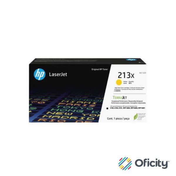 Tóner HP LaserJet 213X Color Amarillo