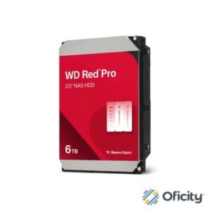 Disco Duro Interno WD Red PRO 6TB 3.5 SATA3 6GB/S 256MB 7200RPM 24X7 HOTPLUG NAS 1-16 Bahias WD6005FFBX