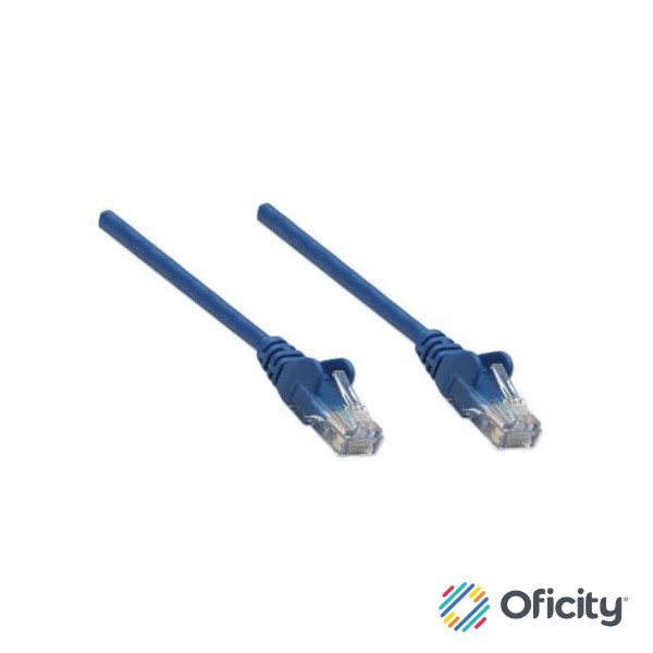 Cable Intellinet Red Cat5e UTP RJ45 M-M 7.5m Color Azul