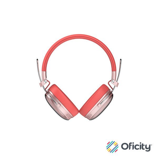 Audífonos Inalámbricos Acteck Over Ear Luxe Chic HP710 Recargables Elite Salmon