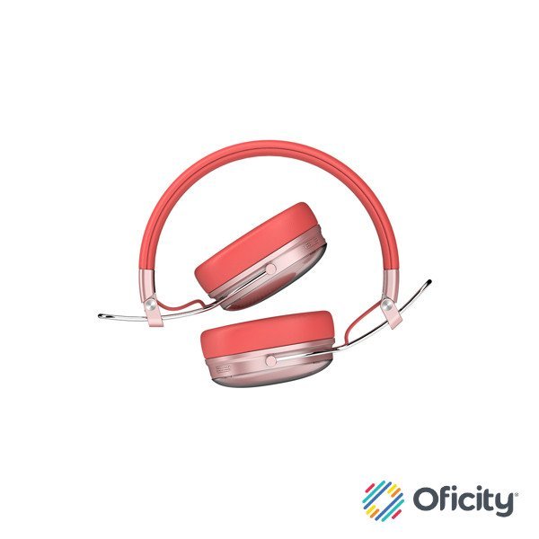 Audífonos Inalámbricos Acteck Over Ear Luxe Chic HP710 Recargables Elite Salmon