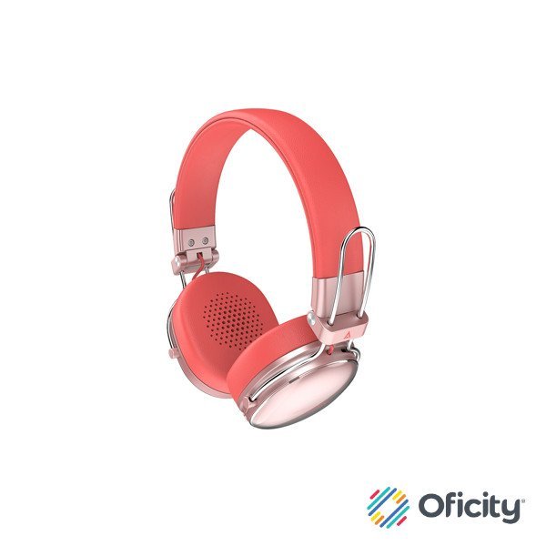 Audífonos Inalámbricos Acteck Over Ear Luxe Chic HP710 Recargables Elite Salmon