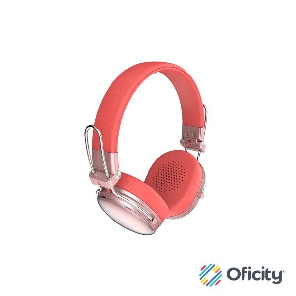 Audífonos Inalámbricos Acteck Over Ear Luxe Chic HP710 Recargables Elite Salmon
