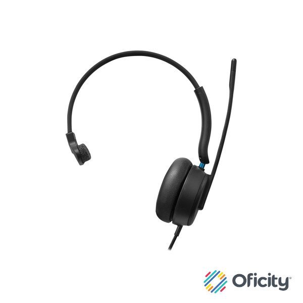 Auricular Monoaural Acteck Alambrico con Micrófono Active Pro HC545 Negro