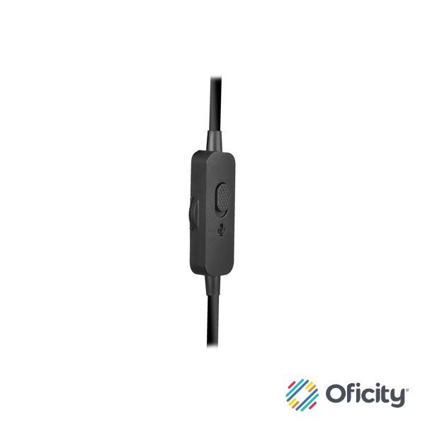 Auricular Monoaural Acteck Alambrico con Micrófono Active Pro HC545 Negro