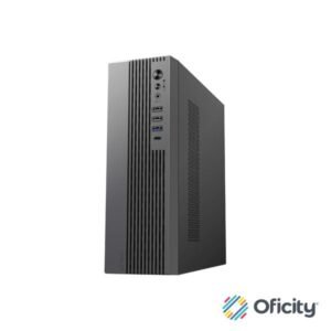 Gabinete Mini Torre Slim Onex Acteck GS450 Max MB Micro ATX / Fuente Flex 400 W Elite Negro