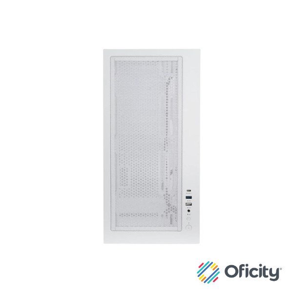 Gabinete Gamer Balam Rush Media Torre Tank Super 9200 TB Max MB ATX USB C 3.1/xUSB 3.0/USB 2.0 ARGB Blanco