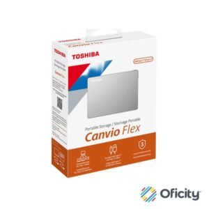 Disco Duro Toshiba Canvio Flex Externo 2.5in 4TB USB 3.0 Plata para Mac/PC