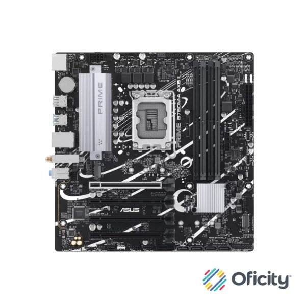 Tarjeta Madre ASUS PRIME B760M-A AX6 II S-1700 4xDDR5 HDMI DisplayPort Micro ATX